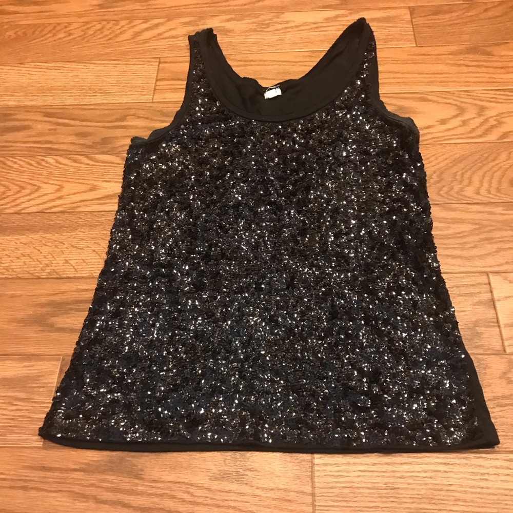 J. Crew Sequin Front Tank